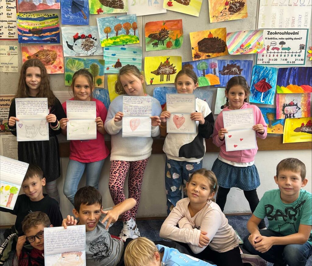 Nový projekt žáků 3. B – dopisujeme si s jinou školou