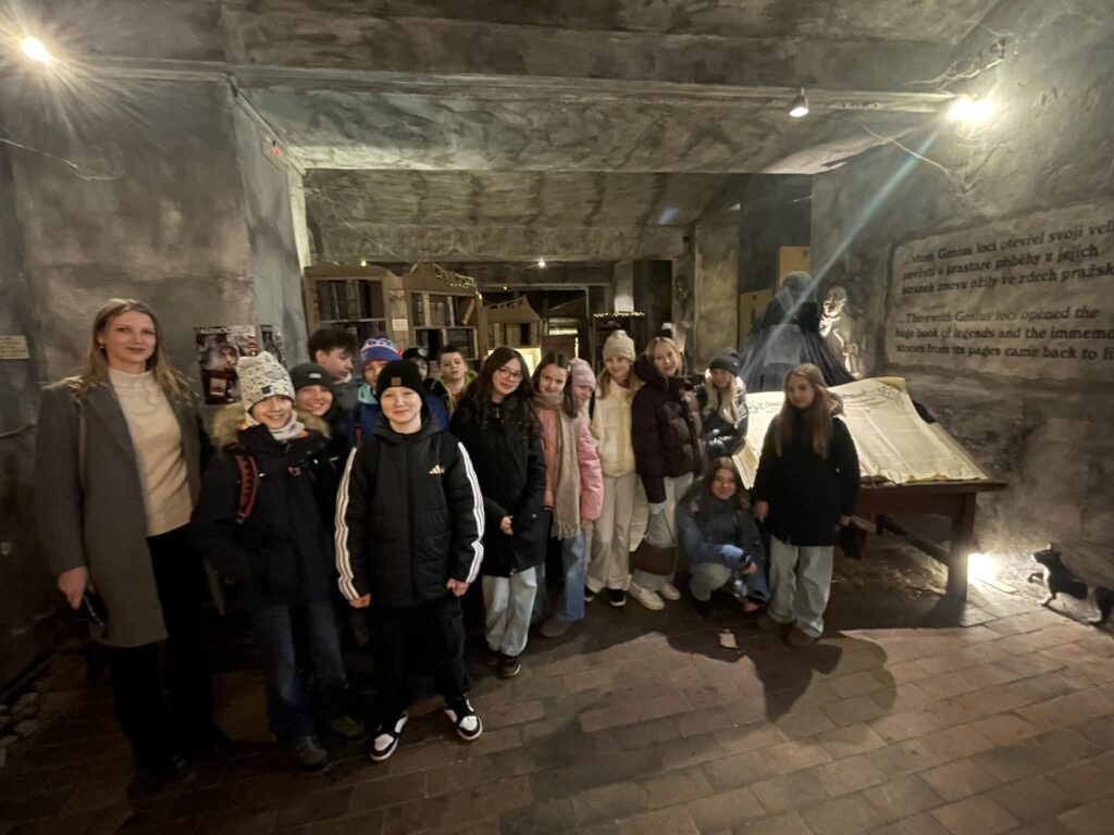 Výlet třídy 6. C v rámci hodin literatury – Muzeum pražských pověstí a strašidel